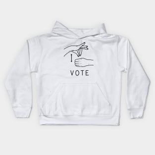 Vote ASL Kids Hoodie